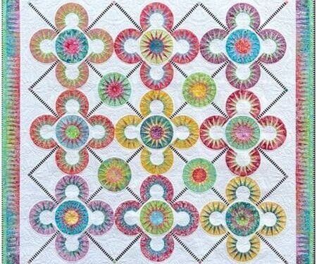 Multi Summer Days Quilt Kit Size 70.5 x 70.5