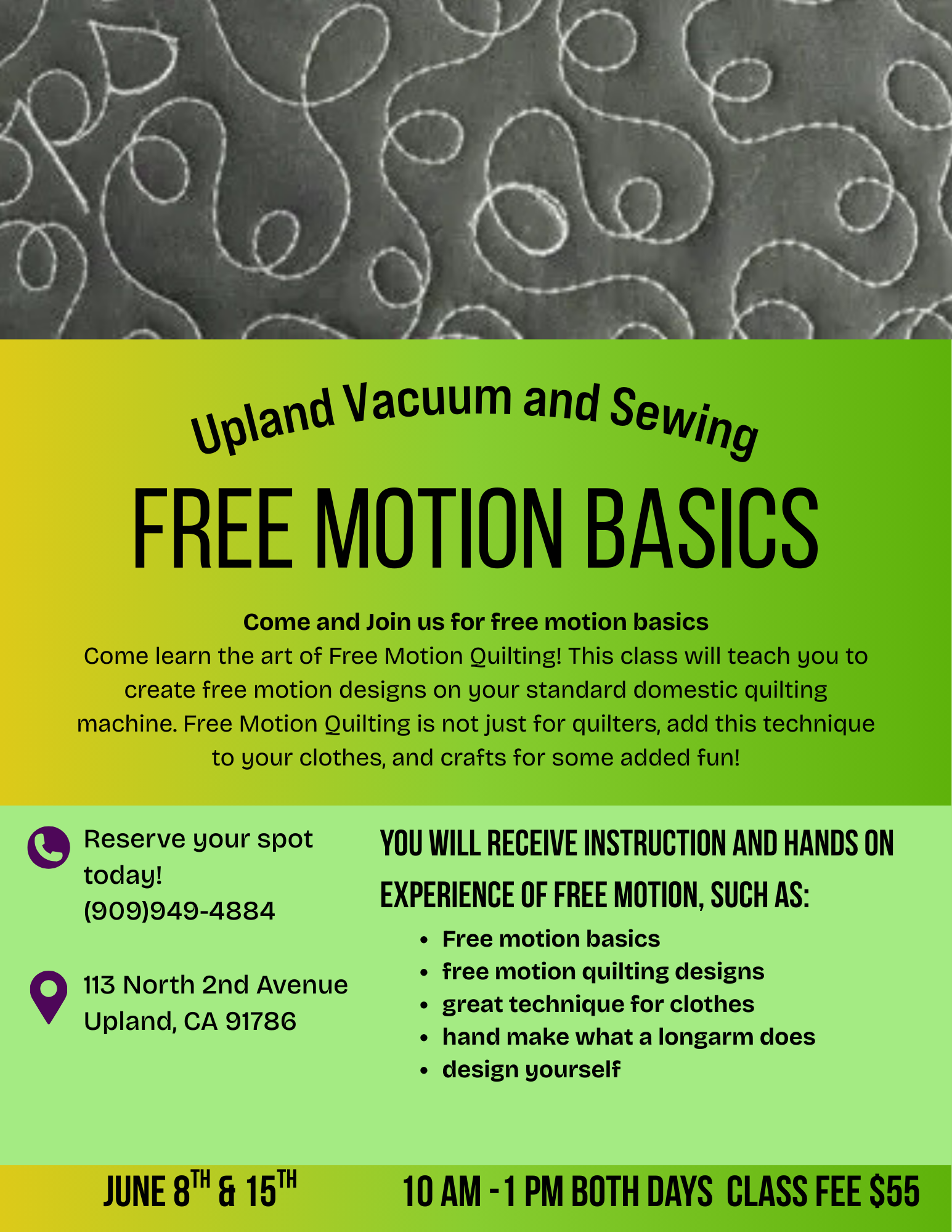 Free Motion Basics