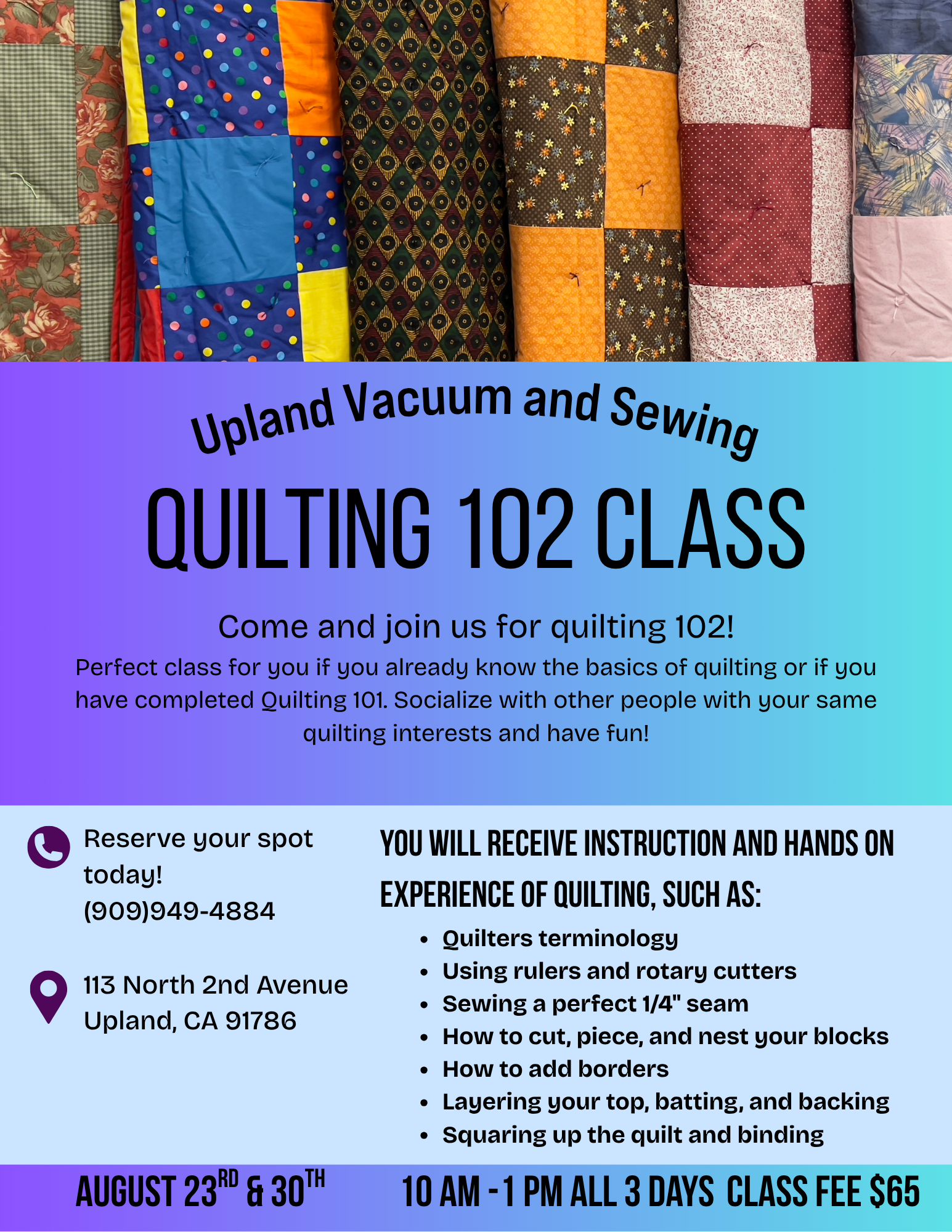 Quilting 102