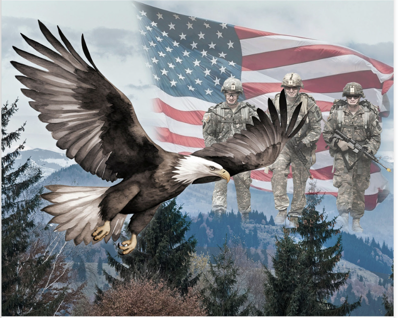 Brave like an Eagle Panel